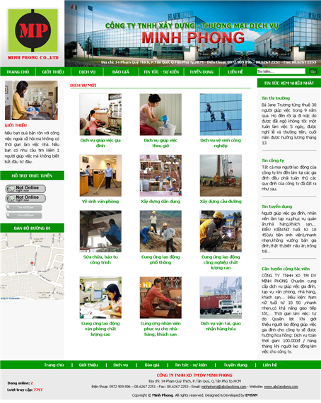 Thiet Ke Website Cong Ty Minh Phong