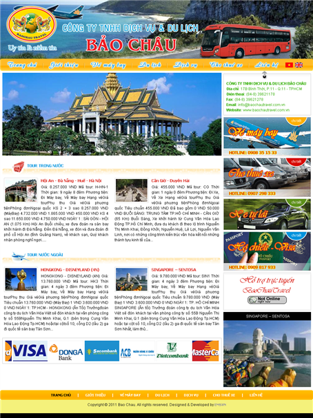 Thiet Ke Website Cong Ty Bao Chau