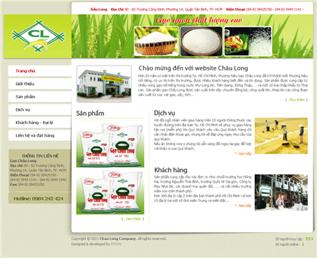 Thiet Ke Website Cong Ty Gao Chau Long