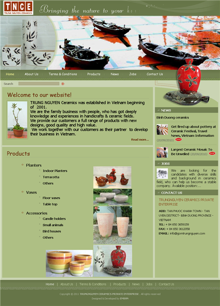 Thiet Ke Website Cong Ty Trung Nguyen Ceramics