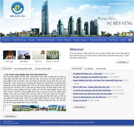 Thiet Ke Website Tap Doan Dau Tu Xay Dung Hoan Cau Group