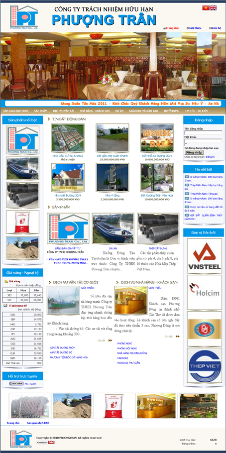 Thiet Ke Website Cong Ty TNHH Phuong Tran