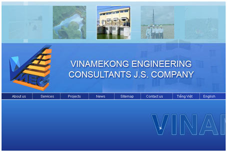 Thiet Ke Website Cong Ty CP Tu Van Xay Dung VINA MEKONG VMEC