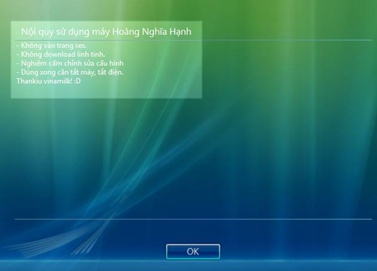 Tao Cau Thong Bao Tren Man Hinh Dang Nhap Windows