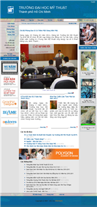 Thiet Ke Website Truong Dai Hoc My Thuat TPHCM
