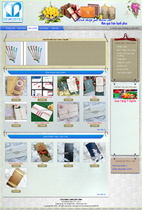 Thiet Ke Website Cua Hang Chim Lien Canh